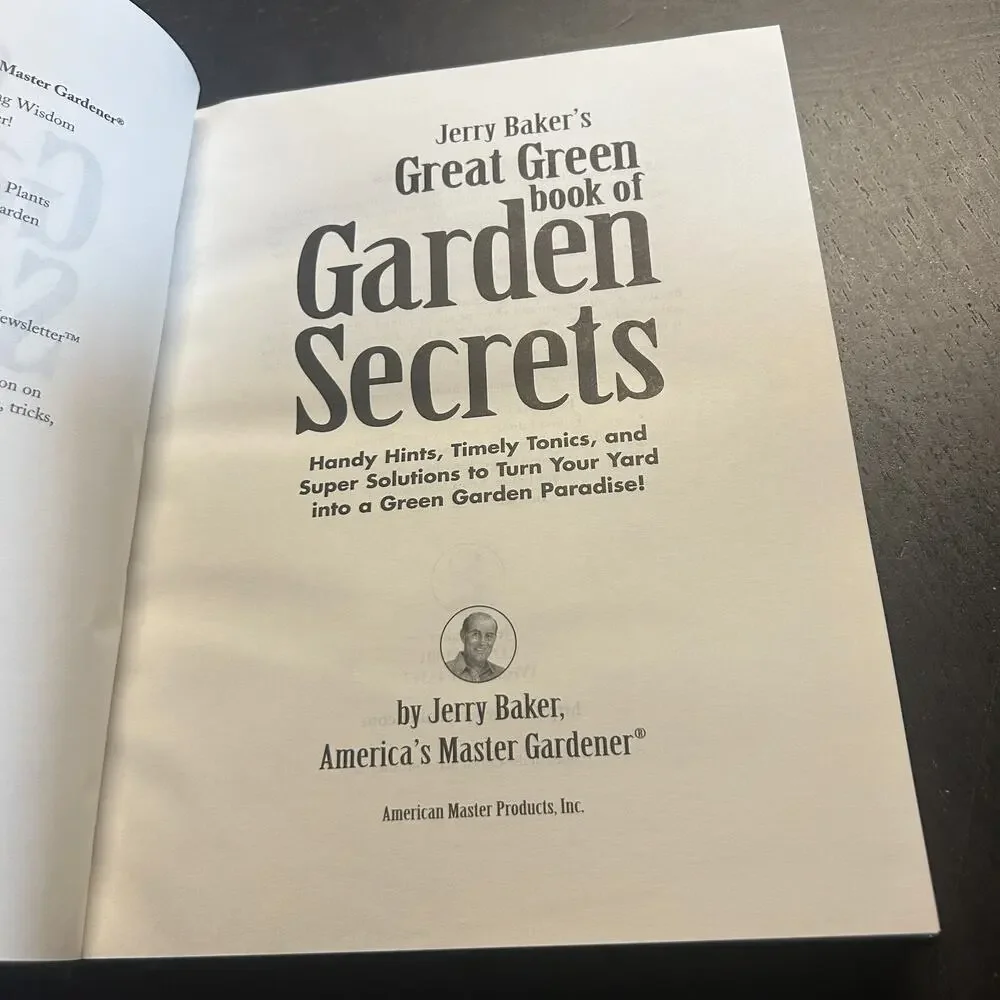 Jerry Baker's Great Green Book of Garden Secrets